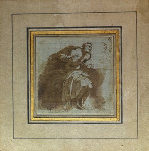 Figura senil asombrada